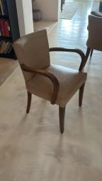 Cipriani chairs in brown leather x4 image 3