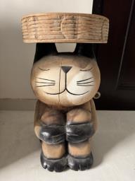 Cute wooden stool image 1
