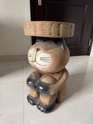 Cute wooden stool image 2