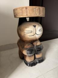 Cute wooden stool image 3