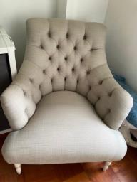 Designer upholstered chair image 1