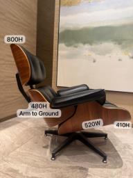 Designers Lounge Armchair  Ottoman image 3