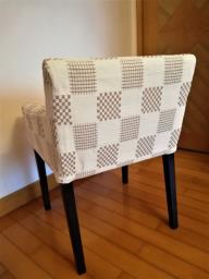 Dining chair w armrest n removable cover image 3