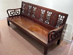 Elegant carved Chinese chair set image 1