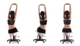 Ergonomic lower back exercise stool image 3