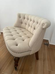 French style love seat image 3