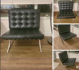 Genuine Leather Barcelona Chair image 1