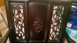 Heavy carved Chinese chair image 2