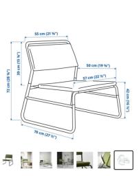 Ikea single lounge chair image 5