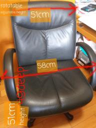 Leather Arm chair image 1
