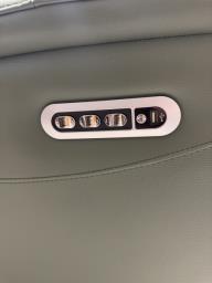 Leather armchair recliner chair like new image 4