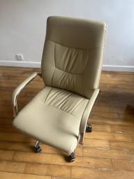 Leather Study chair image 1