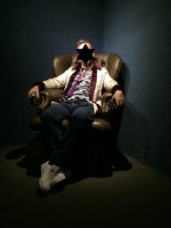 Leather Wingback Armchair image 3