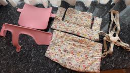 Pink Stokke Tripp Trapp Baby Set  Cushi image 1