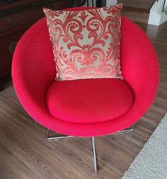 Retro Red Chair image 1