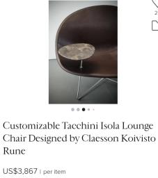 Tacchini Lounge chair image 1