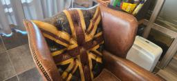Tequila Kola - Real Leather Armest Chair image 2