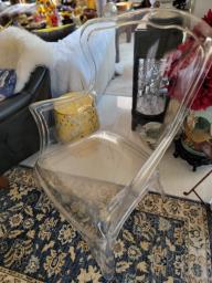 Transparent Designer Arm Chair image 1