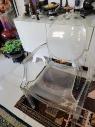 Transparent Designer Dining Chair x 4 image 1