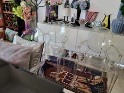 Transparent Designer Dining Chair x 4 image 3