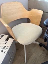 Two Ikea swivel chairs image 1