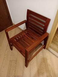 wooden armchair image 2