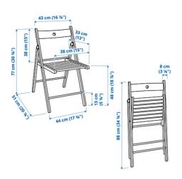 Wooden Folding Chair image 4