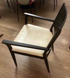 Woodleather dining Chairs - 10 total image 2