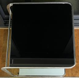 4 Glass Coffee  Tea Table with Wheels image 3