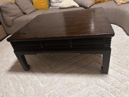 Antique Wood Coffee Table -sells for 10k image 2