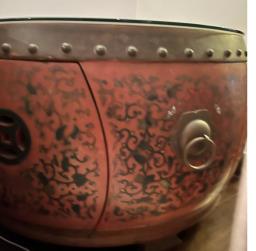 Antique wooden drum image 2