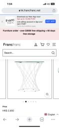 Francfranc round Glass Sidecoffee Table image 2