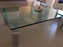 Glass top coffee table image 1
