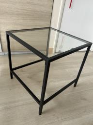 Ikea glass top square coffee table image 2