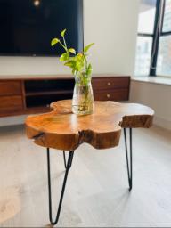 Imported teak wood coffee table image 1