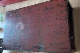 Red Wooden Chine Laquer Coffee Table image 6