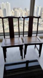 Rosewood coffee table  with 2 chairs image 4