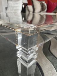 Square stylish Perspex Table image 3