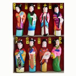 15 Handmade Vintage Clay Figurines image 1