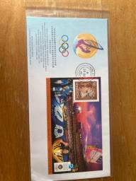 1996 Olympic Souvenir Cover Hk image 1