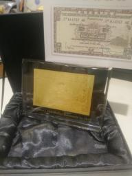 24k gold plated Hsbc bank notes image 1