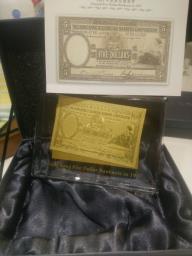 24k gold plated Hsbc bank notes image 5