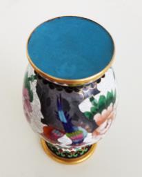 Antique Cloisonné Enamel Vase image 3