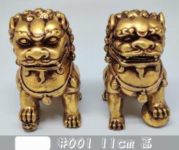 Chinese guardian lions different color a image 1