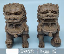 Chinese guardian lions different color a image 3