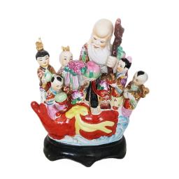 Circa 1960s Famille Rose Immortal God image 1