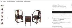 Collectors Item Miniature Furniture image 4