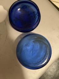 Glass hand painted container image 5