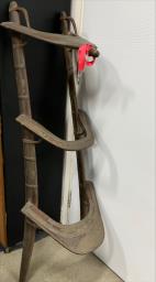 Indian Saddle used as flower stand image 7