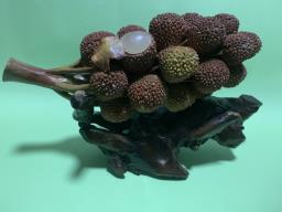 Lychee Crystal Art Sculpture image 1